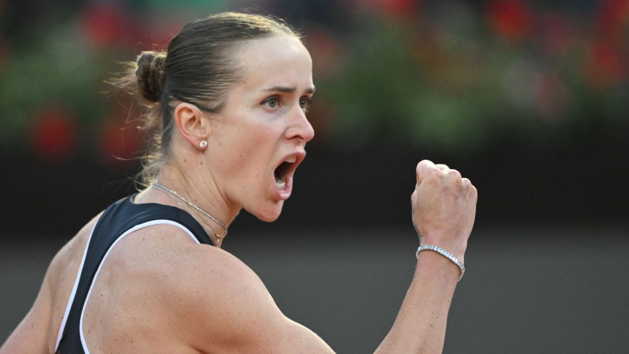 Еліна Світоліна святкує перемогу на турнірі WTA 1000 у Римі 2026 року