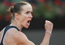 Еліна Світоліна святкує перемогу на турнірі WTA 1000 у Римі 2026 року