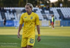 Михайло Мудрик у матчі молодіжної збірної України