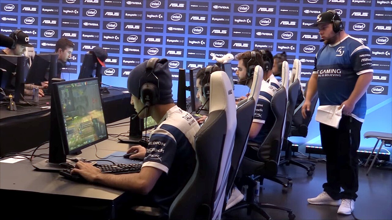 Сцена турніру з Counter-Strike